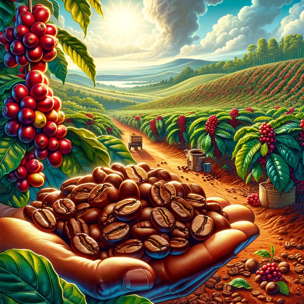 ケニア産のコーヒー