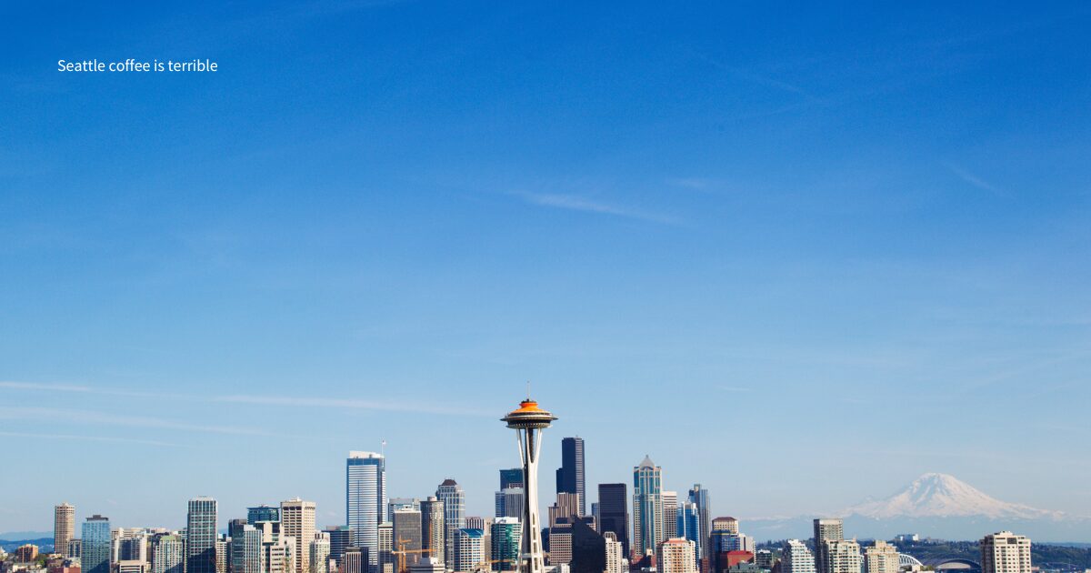 シアトル系コーヒーはまずい？その理由と特徴を解説