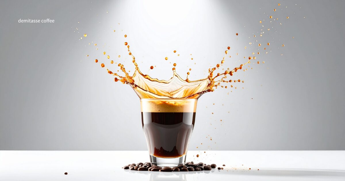デミタスコーヒーとは？意味やエスプレッソとの違い、作り方を解説